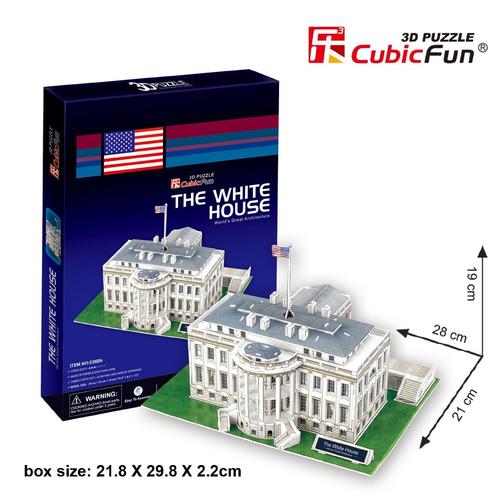 Puzzle 3d - Washington : La Maison Blanche - 65 Pièces