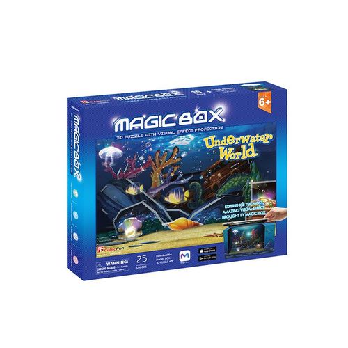 Puzzle 3d - Magic Box - Underwater World (Difficulté: 4/6) - 28 Pièces