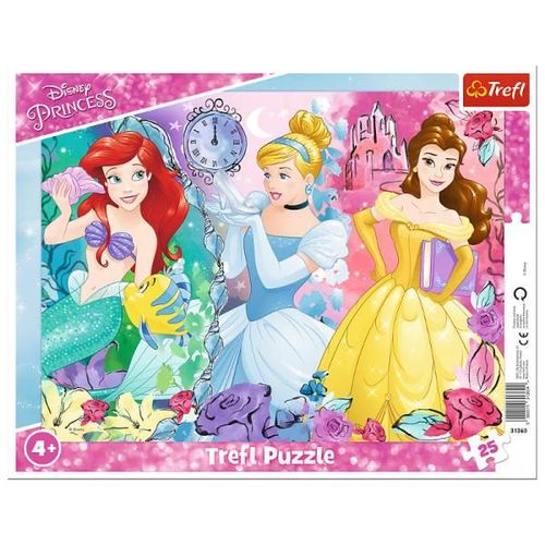 Puzzle Cadre - Disney Princess - 25 Pièces