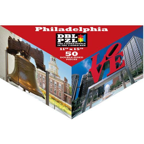 Puzzle Double Face - Philadelphie - 50 Pièces