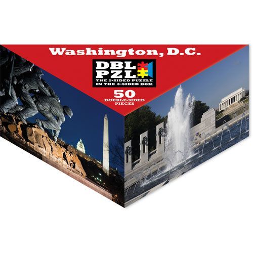 Puzzle Double Face - Washington D.C. - 50 Pièces