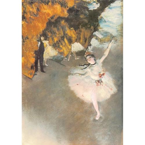 Puzzle En Bois Découpé À La Main - Edgar Degas - L'etoile - 150 Pièces