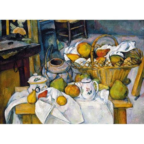 Puzzle En Bois Découpé À La Main - Paul Cézanne - Nature Morte - 24 Pièces