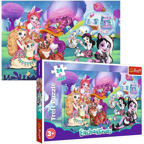 Puzzle Pièces Xxl - Enchantimals - 24 Pièces