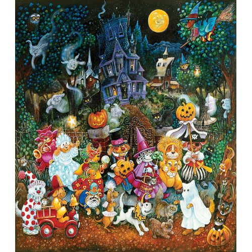 Puzzle Pièces Xxl - Trick Or Treat Dogs - 300 Pièces
