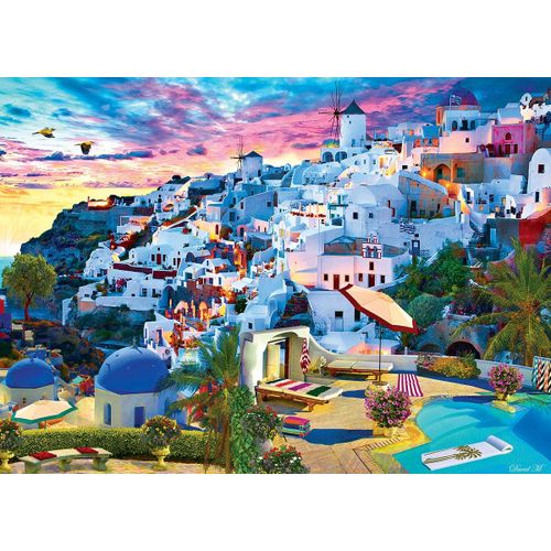 Santorini Sky - Puzzle 1000 Pièces