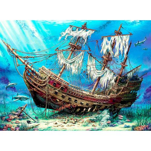 Shipwreck Sea - Puzzle 1500 Pièces