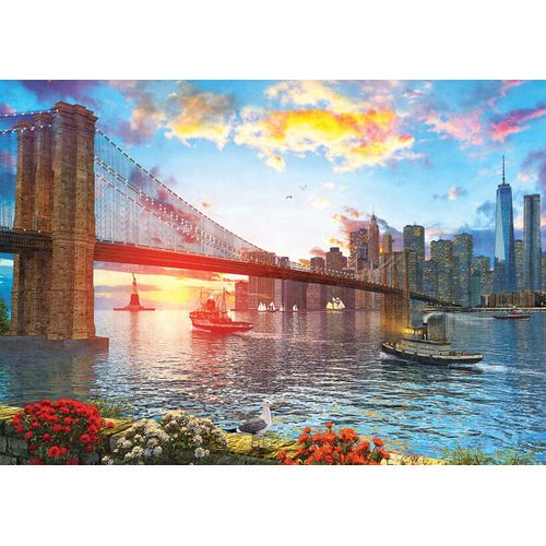 Sunset In New York - Puzzle 1000 Pièces