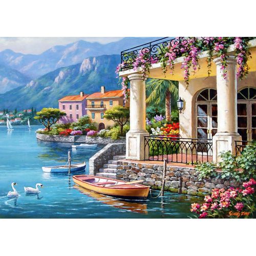 Villa On The Bay - Puzzle 3000 Pièces