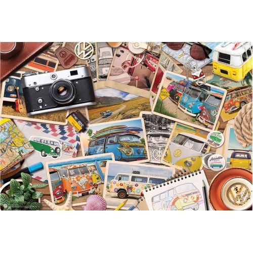 Vw Road Trips - Puzzle 550 Pièces