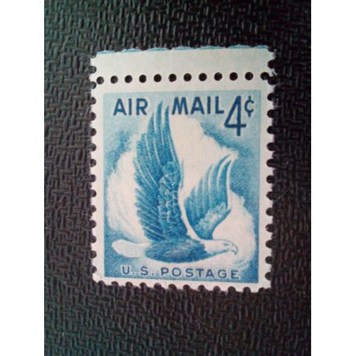 Timbre Etats-Unis Yt Pa 47 Pygargue À Tête Blanche (Haliaeetus Leucocephalus) 1954 ( 091004 )