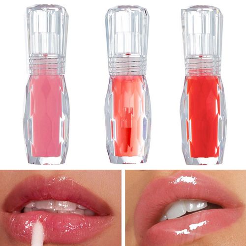 6 Couleurs 3d Cristal Liquide Brillant À Lèvres Couleur Naturelle Hydratant Durable Rouge À Lèvres Sexy Teinte À Lèvres Cosmétique 