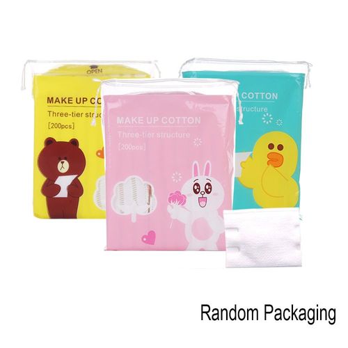120 Pièces/Paquet Double Côté Maquillage Coton Tampons Démaquillant Serviette Tampons Cosmétique Doux Démaquillant Lingettes Pour Le Nettoyage Du Visage 