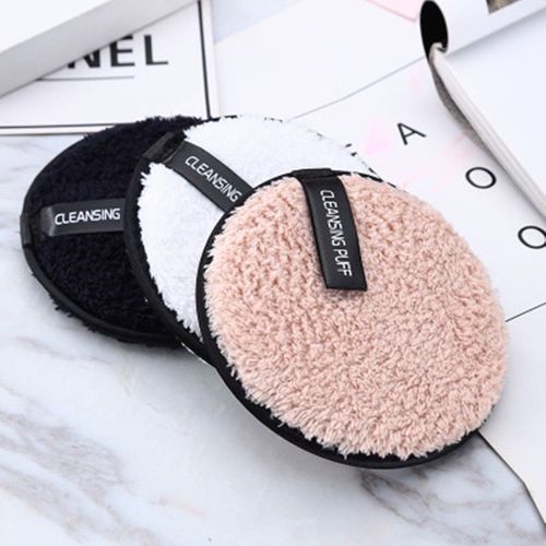 Tampons Démaquillants En Microfibre Doux Pour Le Visage Serviettes De Toilette Bouffantes De Peluche Réutilisables Outils De Soin De La Peau 