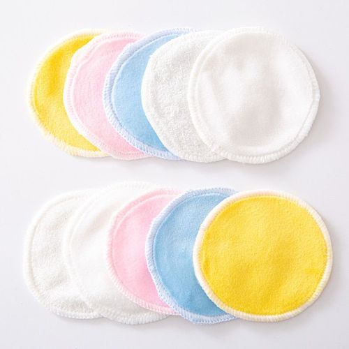 2 Pièces Lavables Tampons Démaquillants Nettoyage Coton Réutilisable Lingettes Pour Le Visage Microfibre Bambou Naturel Soins De La Peau Du Visage 