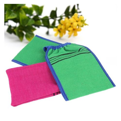 1 Pièces Serviette De Bain Artefact Douche Spa Deux Faces Gant De Bain Nettoyage Du Corps Gommage Mitaine Frotter L'élimination De La Peau Morte 