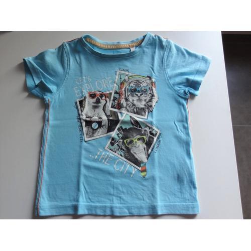 T-Shirt Turquoise 3 Ans