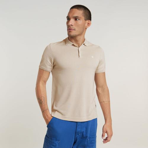Polo Knitted - Blanc - Hommes