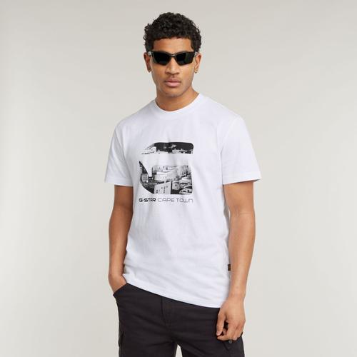 T-Shirt Cape Town - Blanc - Hommes