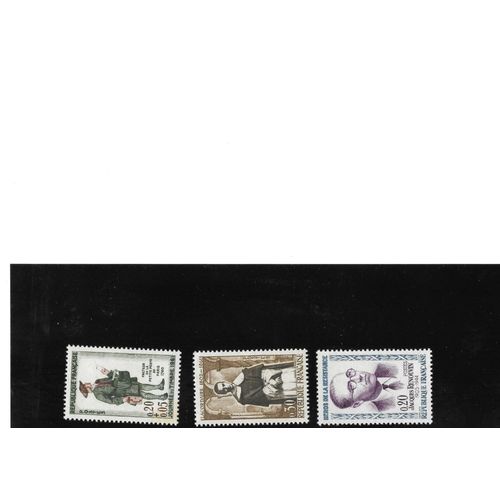 Timbre France 1961 Neuf ** Lot De 3 Timbres Yt N° 1285 - 1287 - 1288