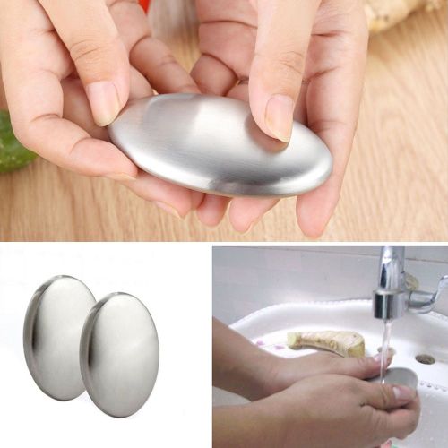 Savon Acier Inoxydable Savon Main Dissolvant D'odeur Barre Savon Magique Élimine L'ail Oignon Odeurs Cuisine Gadget Outil 