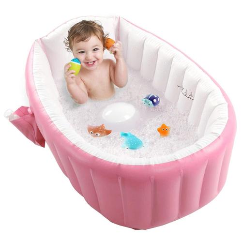 Baignoire Pour Bébé, Baignoire Gonflable Pour Bébé Doux Pour La