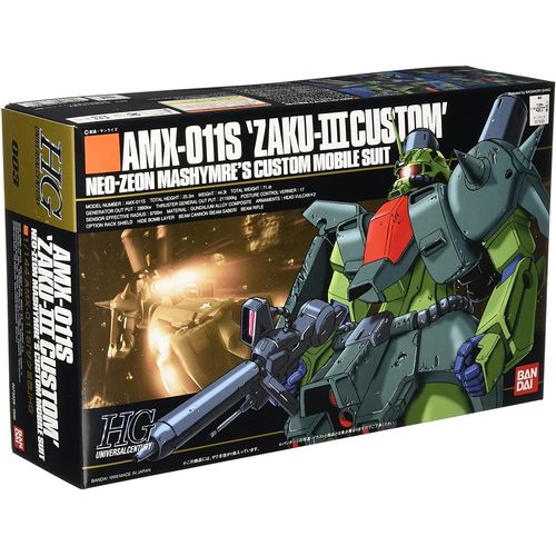 Hguc 1/144 Amx-011s Zaku Iii Kai (Mobile Suit Gundam Zz) [Import Japonais]