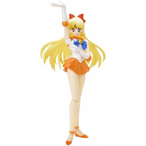 S.H.Figuarts Sailor Moon Non Scale Pre-Painted Pvc Figure: Sailor Venus [Import Japonais]
