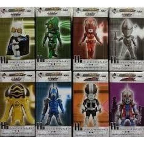 Ichiban Kuji Lottery Masked Rider Series R/D - Kamen Rider W & Den-O Arc - H Prize World Collectible Figure All 8 Kinds Set [Import Japonais]