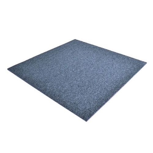 Dalle Moquette Bouclée - Bleu Decoweb.Com - Paquet De 5 M²