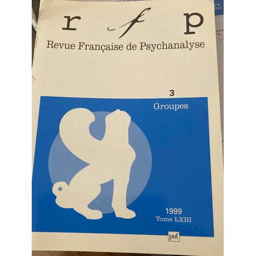 Revue Française De Psychanalyse 1999 No 3