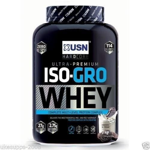 Usn Isogro Cookies Et Cream 2 Kg Prise De Masse 