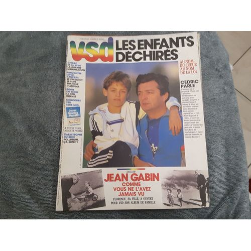 Vsd N° 480- Les Enfants Déchirés-Jean Gabin-Route Du Rhum -Chirac,Syrie-Emmanuelle Beart-Otages