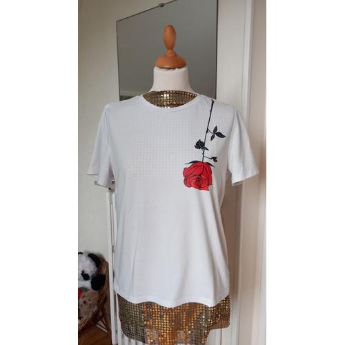 T-Shirt Shein Blanc