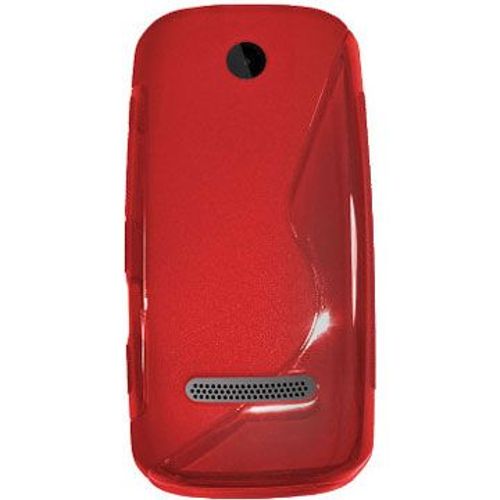 Housse S-Line Rouge Pour Nokia Asha 305 Asha 306