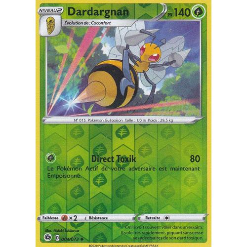 Carte Pokemon - Dardargnan - 004/073 - Reverse - Épée Et Bouclier 3,5 La Voie Du Maitre