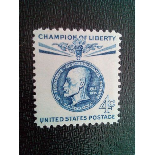 Timbre Etats-Unis Yt 681 Tomá G. Masaryk (1850-1937), Président De La Tchécoslovaquie 1960 ( 091004 )