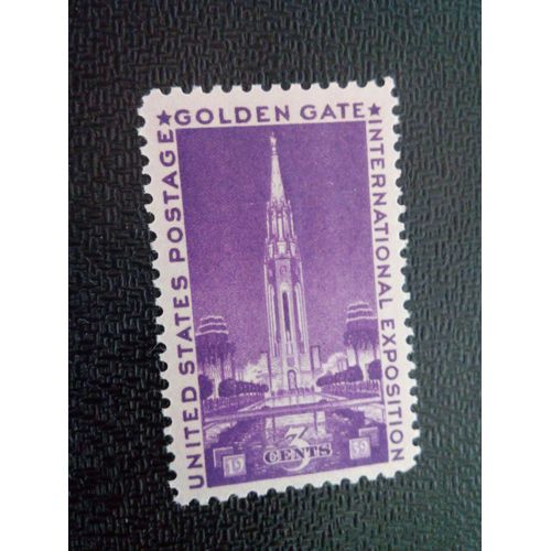 Timbre Etats-Unis Yt 404 Golden Gate - Tour Du Soleil 1939 ( 091004 )