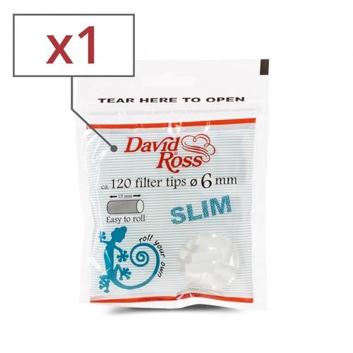 filtres david ross slim x 1 sachet