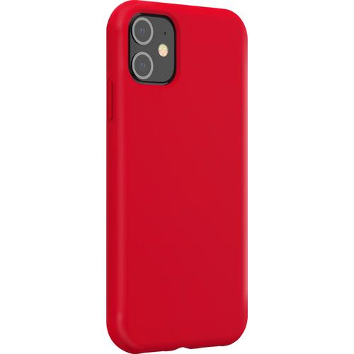 Coque Iphone 12 / 12 Pro Silicone Softtouch Rouge Bigben