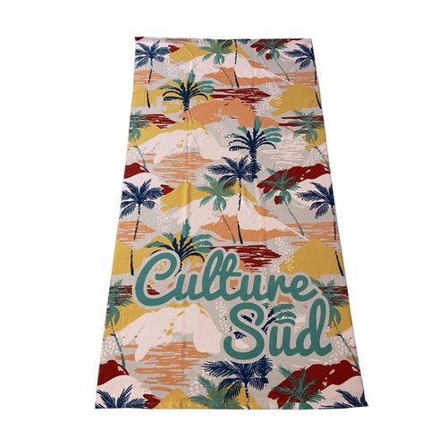 Serviette De Bain Drap De Plage Culture Sud Necker Drap De Plage Imp Rose
