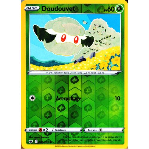 Carte Pokémon 5/202 Doudouvet - Reverse Série Eb01 - Epée Et Bouclier 1 Neuf Fr