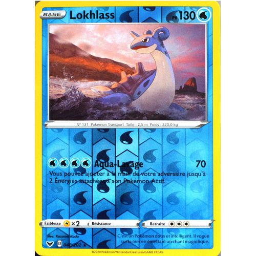 Carte Pokémon 48/202 Lokhlass - Reverse Eb01 - Epée Et Bouclier 1 Neuf Fr