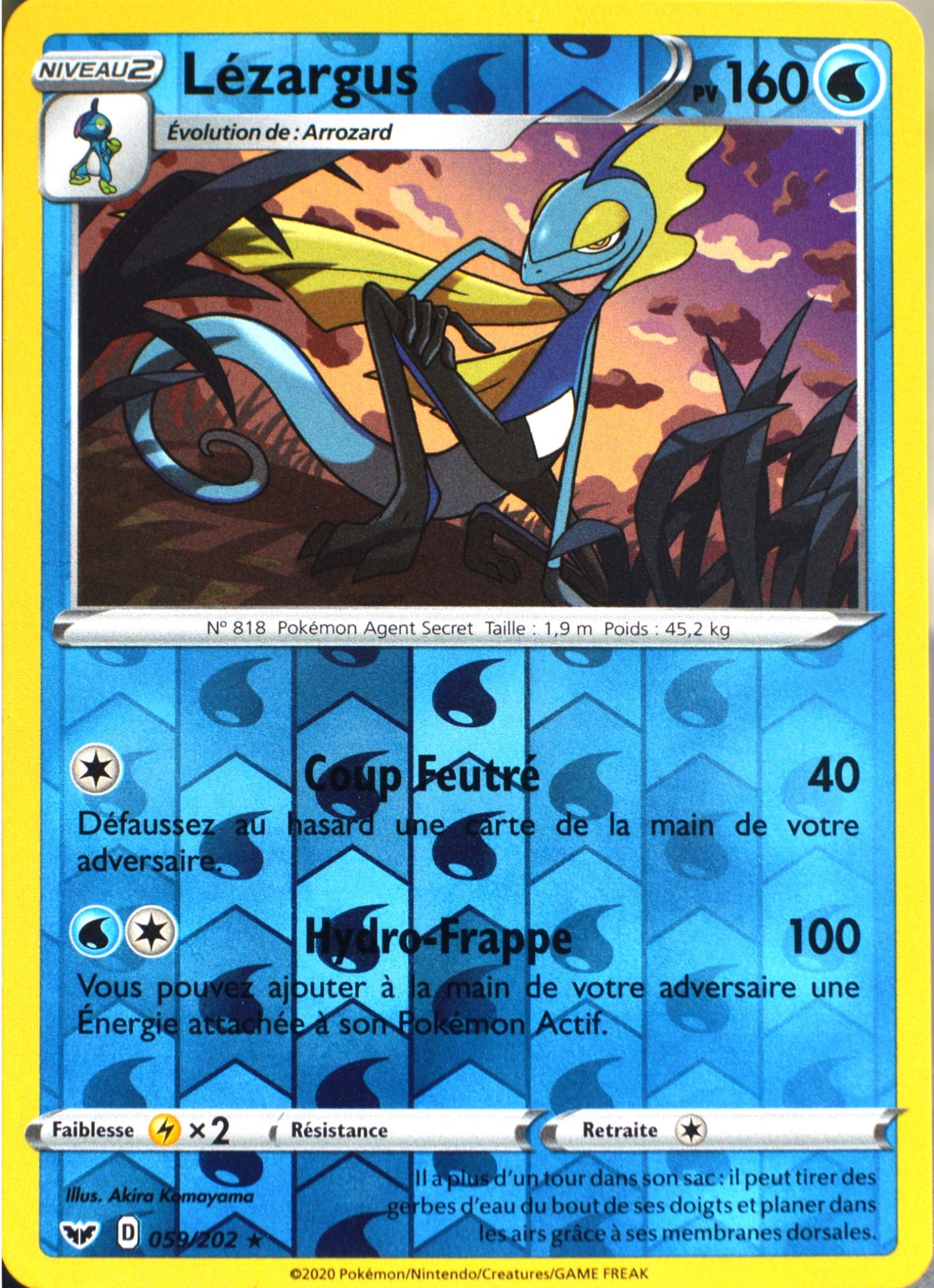 Epée et Bouclier 1 Neuf FR Carte Pokémon 127/202 Miaouss de Galar Reverse EB01