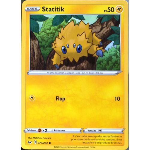 Carte Pokémon 70/202 Statitik 50 Pv Série Eb01 - Epée Et Bouclier 1 Neuf Fr