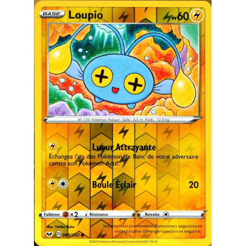 Carte Pokémon 68/202 Loupio - Reverse Eb01 - Epée Et Bouclier 1 Neuf Fr