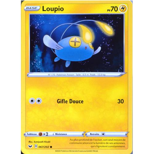 Carte Pokémon 67/202 Loupio 70 Pv Eb01 - Epée Et Bouclier 1 Neuf Fr