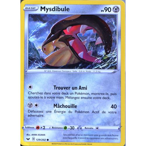 Carte Pokémon 129/202 Mysdibule 90 Pv Eb01 - Epée Et Bouclier 1 Neuf Fr