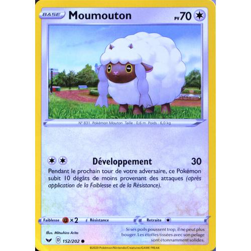 Carte Pokémon 152/202 Moumouton 70 Pv Eb01 - Epée Et Bouclier 1 Neuf Fr