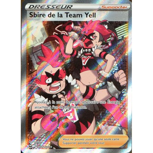 Carte Pokémon 202/202 Sbire De La Team Yell Série Eb01 - Epée Et Bouclier 1 Neuf Fr